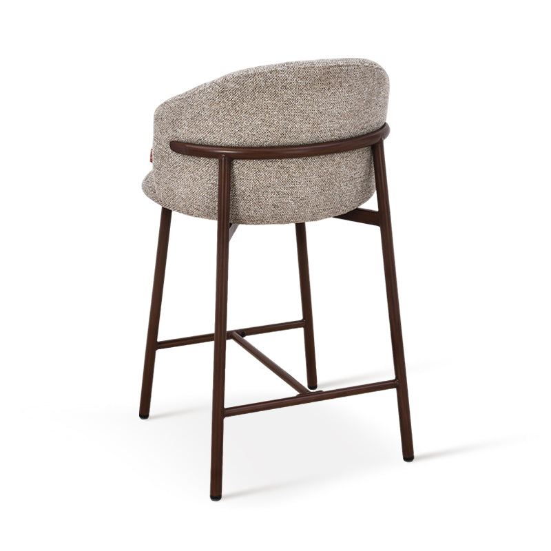 Valda Barhocker [1er Set] [Leinenoptik-Stoff] [65 cm]