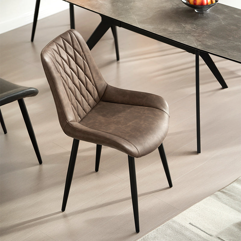 Kunstlederstuhl， Ofcasa Esszimmerstuhl，Ofcasa Kunstlederstuhl，Klassischer Lederspeisestuhl， Esszimmerstuhl grün，Esszimmerstuhl braun，Wohnaccessoires，Möbel，Küchenmöbel