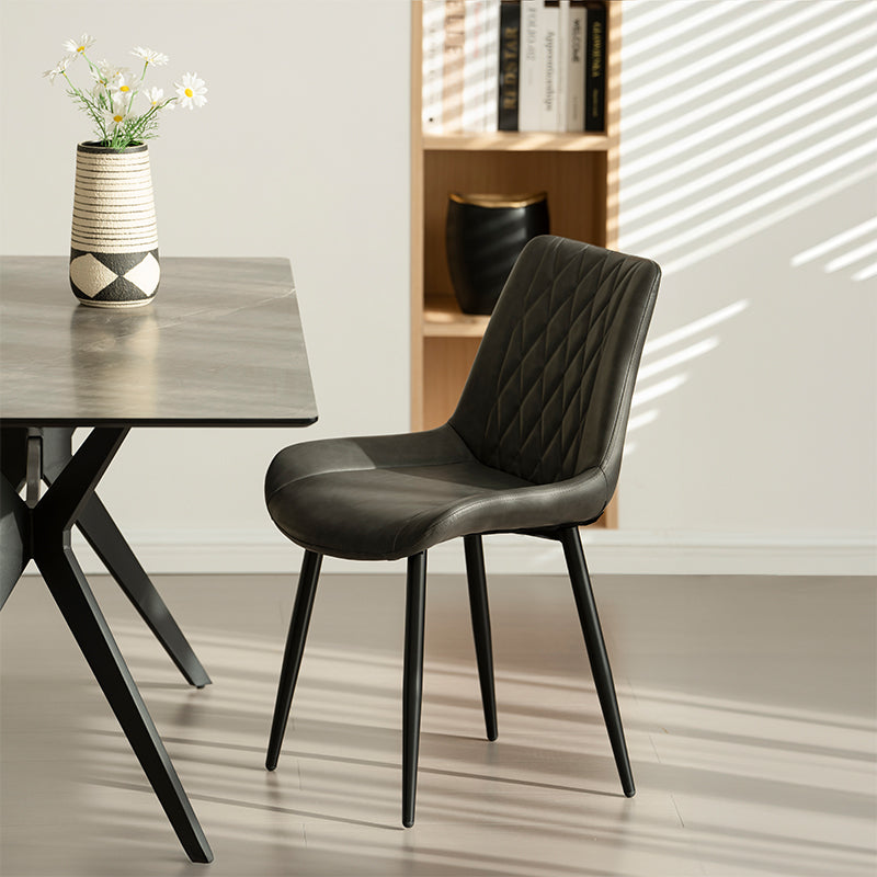 Kunstlederstuhl， Ofcasa Esszimmerstuhl，Ofcasa Kunstlederstuhl，Klassischer Lederspeisestuhl， Esszimmerstuhl grün，Esszimmerstuhl braun，Wohnaccessoires，Möbel，Küchenmöbel