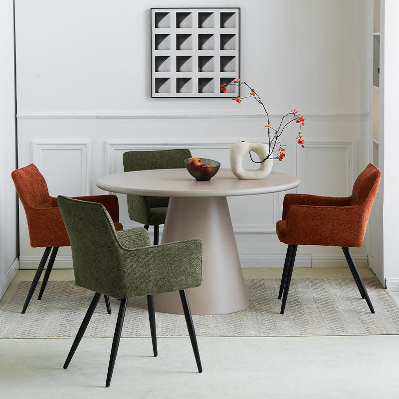 Moderner OFCASA Kaya Stuhl mit grazilen Armlehnen und Metallgestell – skandinavisches Design