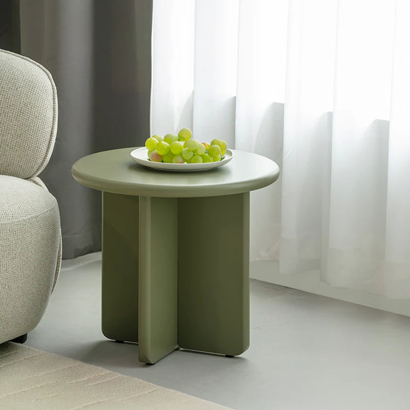 Set aus matten runden Couchtischen Aine Chelsea [Grün und Beige] Ofcasafurniture DE