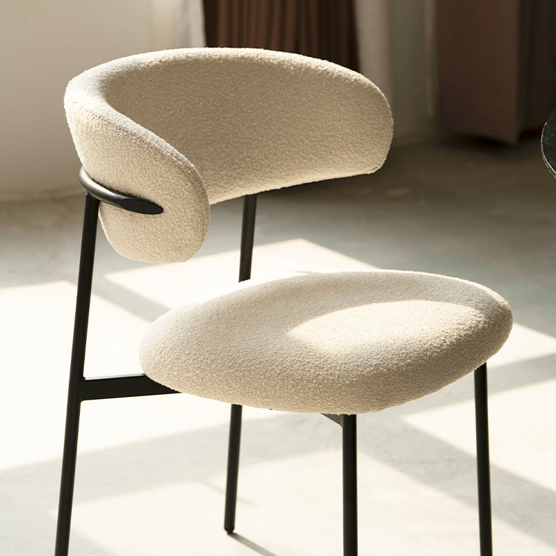 Esszimmerstuhl Zahra [2er Set] [Boucle-Stoff]  [⌀ 1.9 cm]