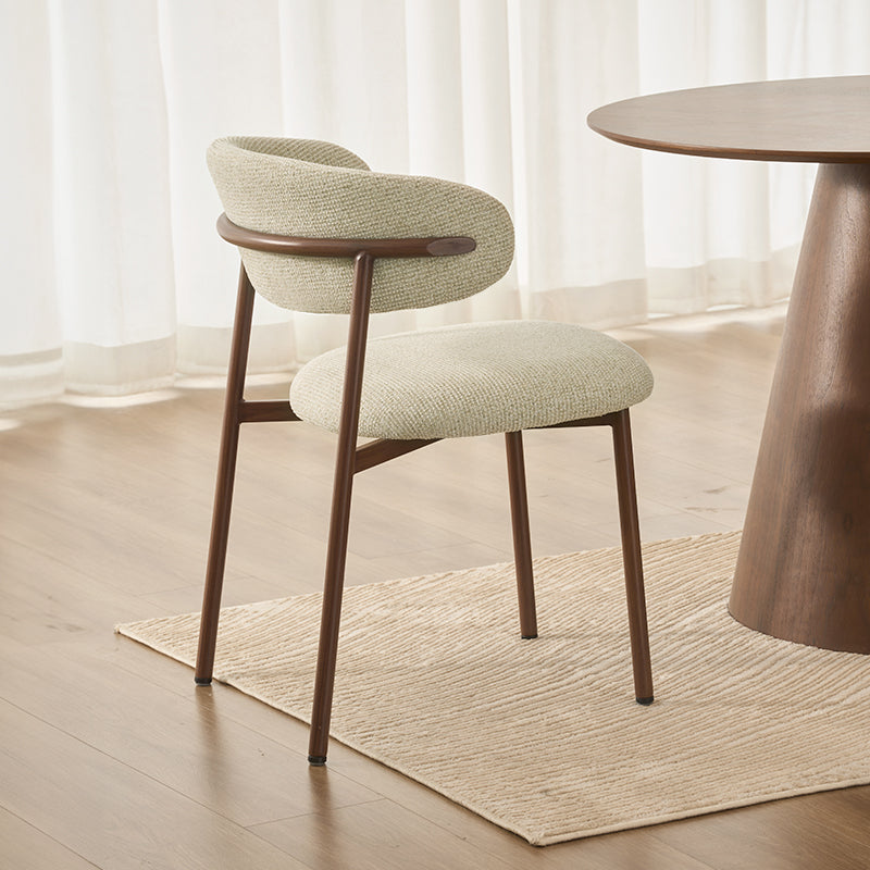 Runder Esstisch  Elowen  und 4 Esszimmerstühle  Zahra S  [Esszimmer-Set]