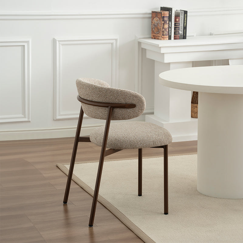 Runder Esstisch  Elowen  und 4 Esszimmerstühle  Zahra S  [Esszimmer-Set]
