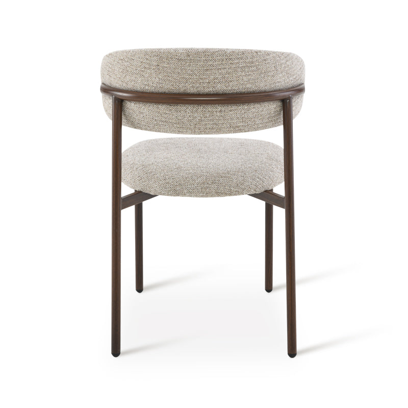 Esszimmerstuhl Zahra S [2er Set] [Boucle-Stoff]  [⌀ 2.5 cm] Ofcasafurniture DE