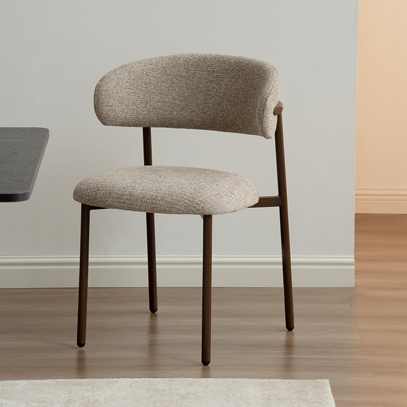 Esszimmerstuhl Zahra S [2er Set] [Boucle-Stoff]  [⌀ 2.5 cm] Ofcasafurniture DE