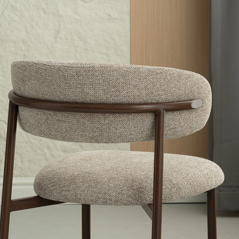 Esszimmerstuhl Zahra S [2er Set] [Boucle-Stoff]  [⌀ 2.5 cm] Ofcasafurniture DE