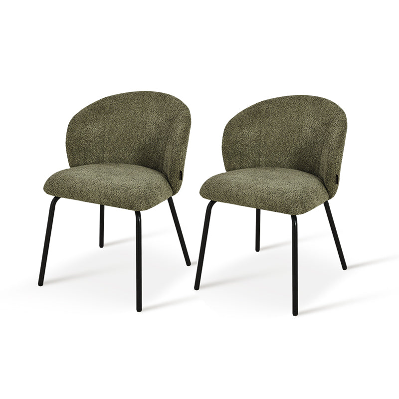 Esszimmerstuhl Yasin [2er Set] [Boucle] Ofcasafurniture DE