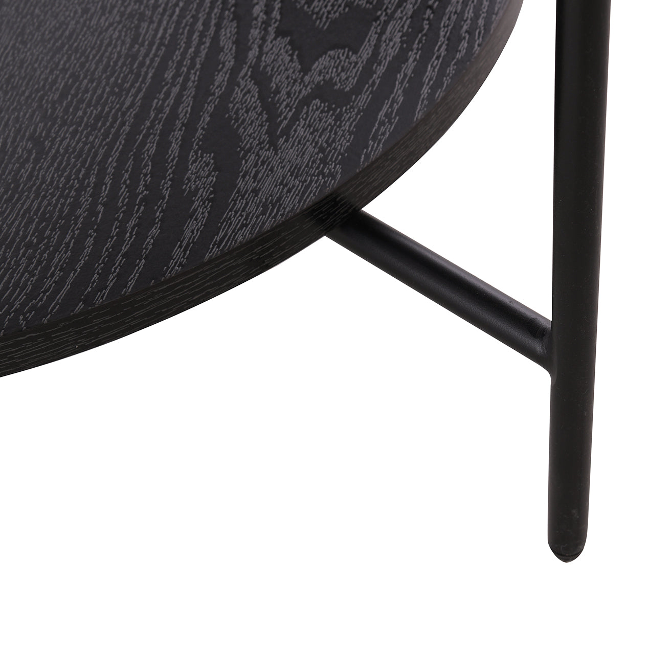 Runder Couchtisch Kiana [Schwarz] Ofcasafurniture DE