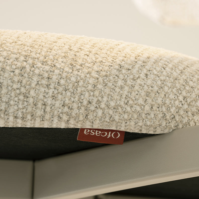 Zahra S Barhocker [2er-Set] [Leinenoptik-Stoff] [65 cm] [⌀ 2.5 cm]