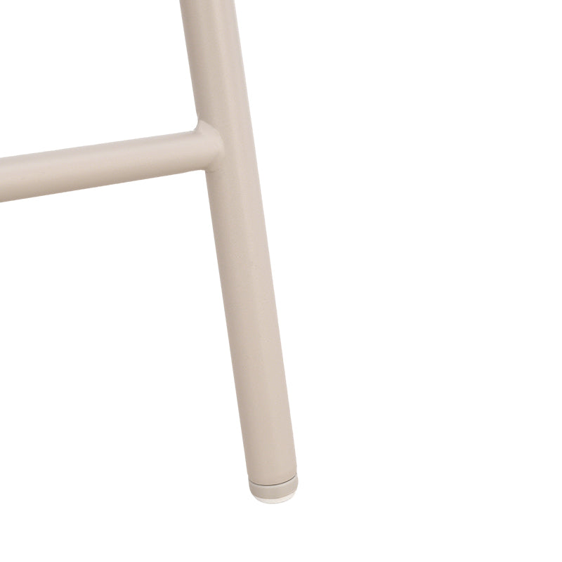 Zahra S Barhocker [2er-Set] [Leinenoptik-Stoff] [65 cm] [⌀ 2.5 cm]