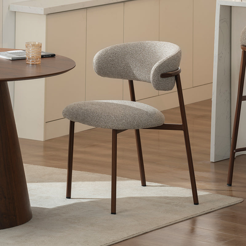Runder Esstisch  Elowen  und 4 Esszimmerstühle  Zahra S  [Esszimmer-Set]