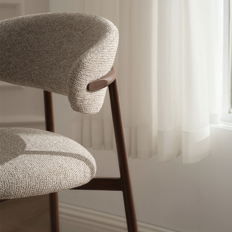 Zahra S Barhocker [2er-Set] [Leinen-Stoff] [65 cm] [⌀ 2.5 cm]