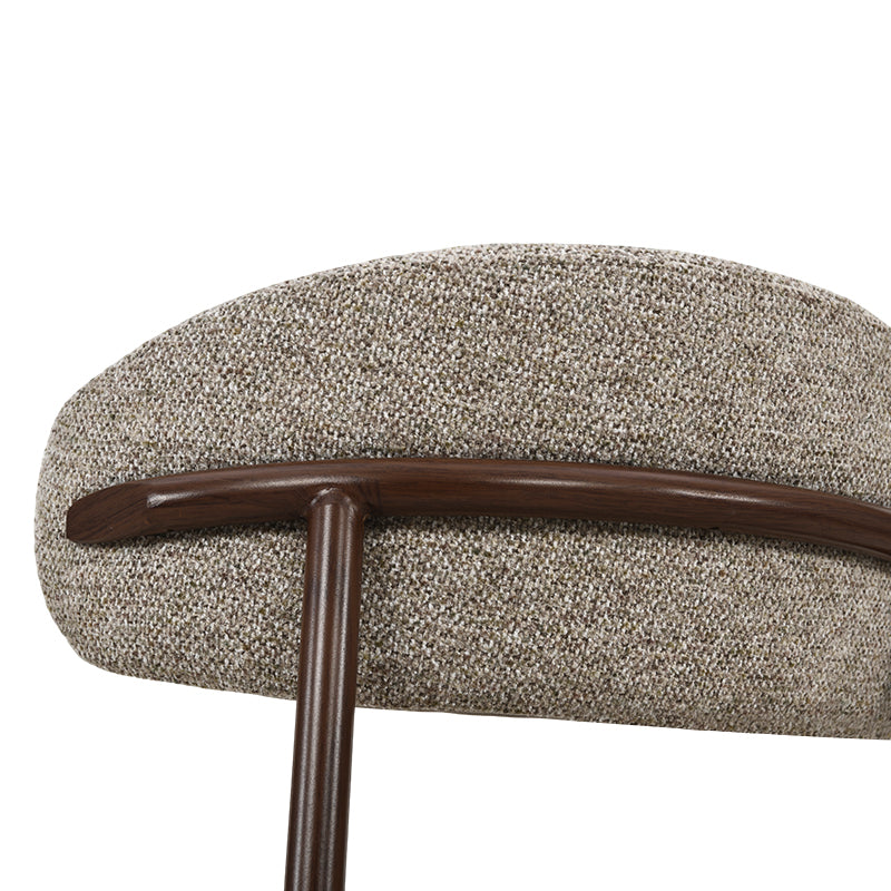 Zahra S Barhocker [2er-Set] [Leinen-Stoff] [65 cm] [⌀ 2.5 cm]