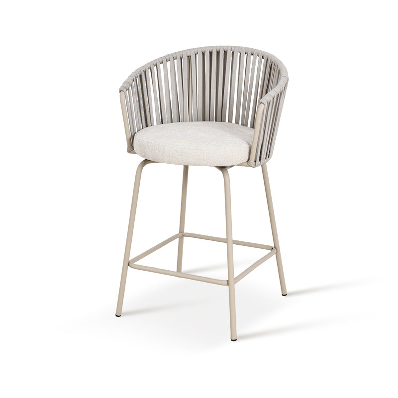 Louisa Barhocker [2er-Set] [Leinenoptik-Stoff] [65 cm]