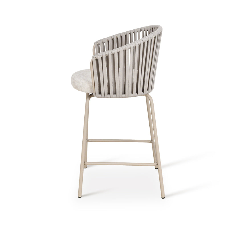 Louisa Barhocker [2er-Set] [Leinenoptik-Stoff] [65 cm]