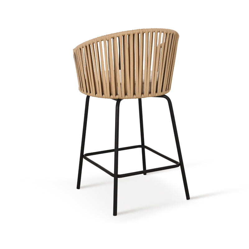 Louisa Barhocker [2er-Set] [Leinenoptik-Stoff] [65 cm]
