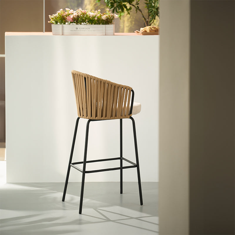 Louisa Barhocker [2er-Set] [Leinenoptik-Stoff] [65 cm]