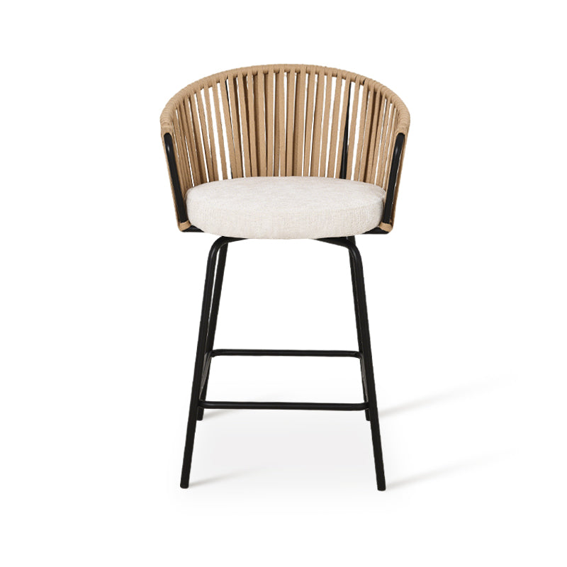 Louisa Barhocker [2er-Set] [Leinenoptik-Stoff] [65 cm]