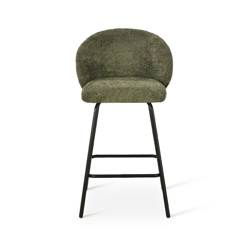Barhocker Yasin [2er Set] [Boucle-Stoff] [65 cm]
