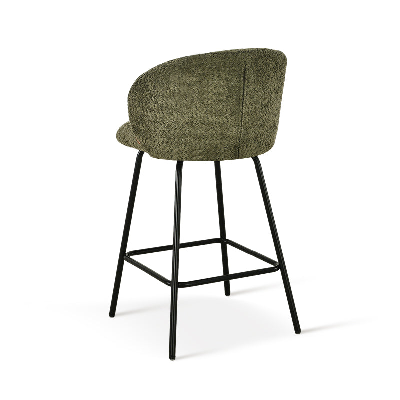 Barhocker Yasin [2er Set] [Boucle-Stoff] [65 cm]