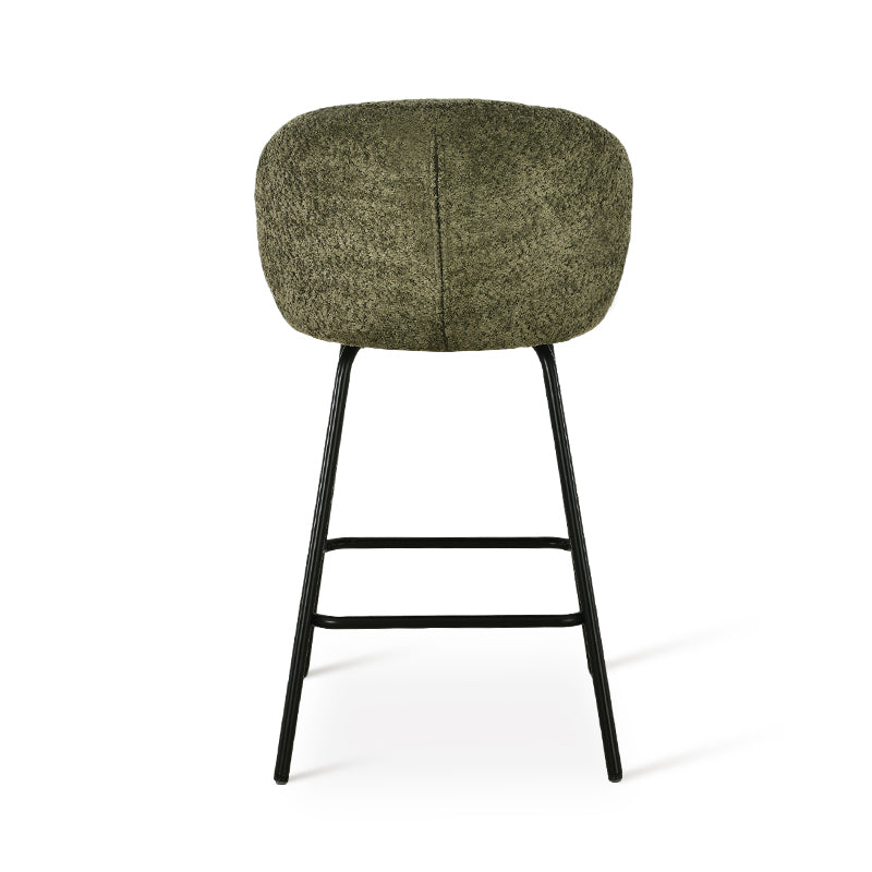 Barhocker Yasin [2er Set] [Boucle-Stoff] [65 cm]