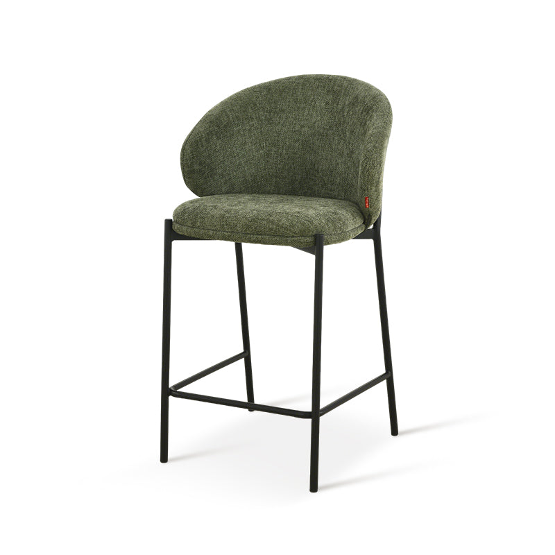 Barhocker Bard [1er-Set] [Leinenoptik-Stoff] [65 cm]