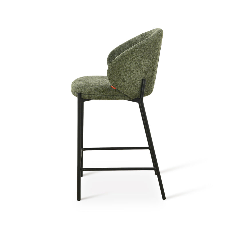Barhocker Bard [1er-Set] [Leinenoptik-Stoff] [65 cm]