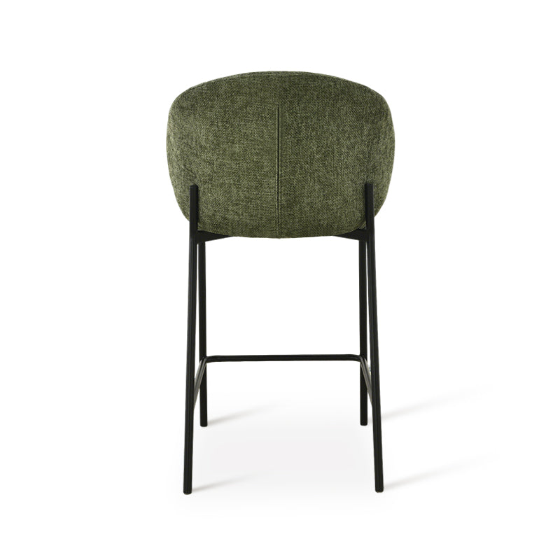 Barhocker Bard [1er-Set] [Leinenoptik-Stoff] [65 cm]