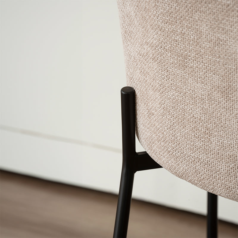 Barhocker Bard [1er-Set] [Leinenoptik-Stoff] [65 cm]