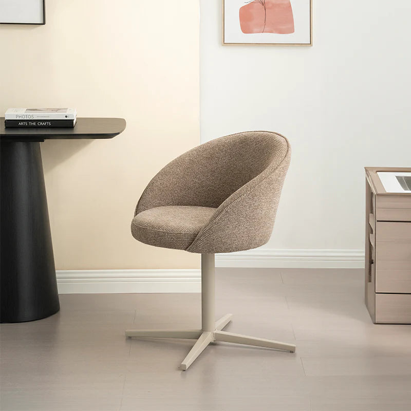 Runder Esstisch Tiana und 2 Paislee 360° drehbarer Esszimmerstuhl [Esszimmerset]