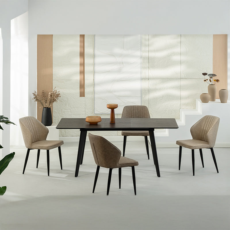 Esszimmerstuhl Aleena [2er Set] [Kunstleder] ofcasafurniture DE
