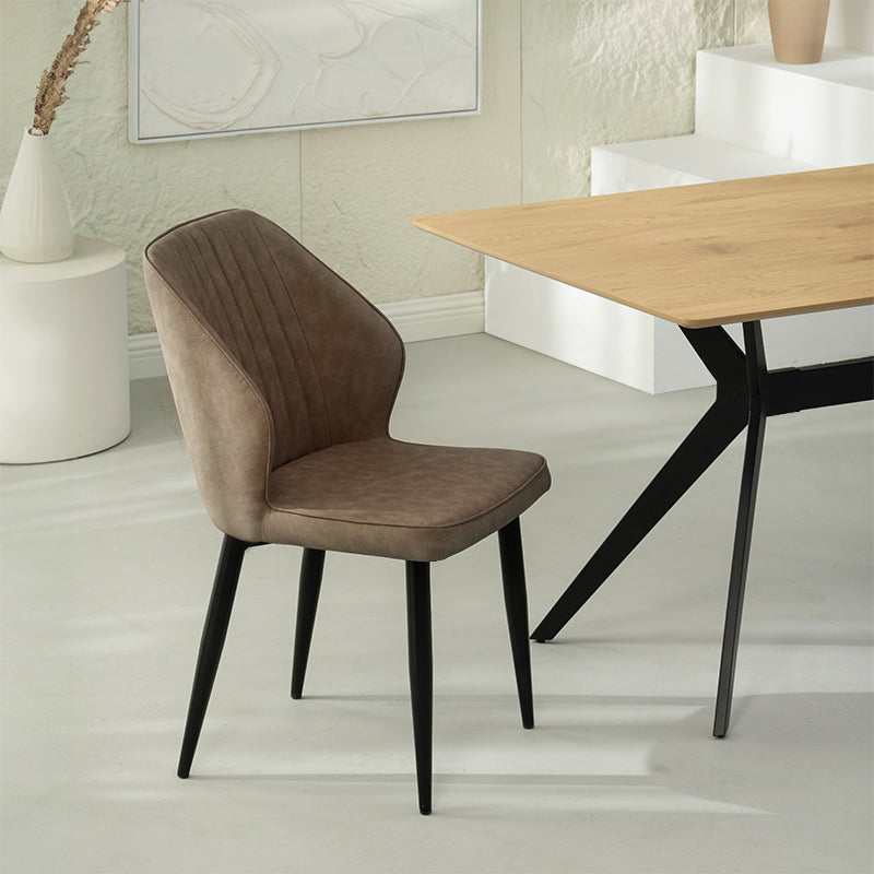 Esszimmerstuhl Aleena [2er Set] [Kunstleder] ofcasafurniture DE