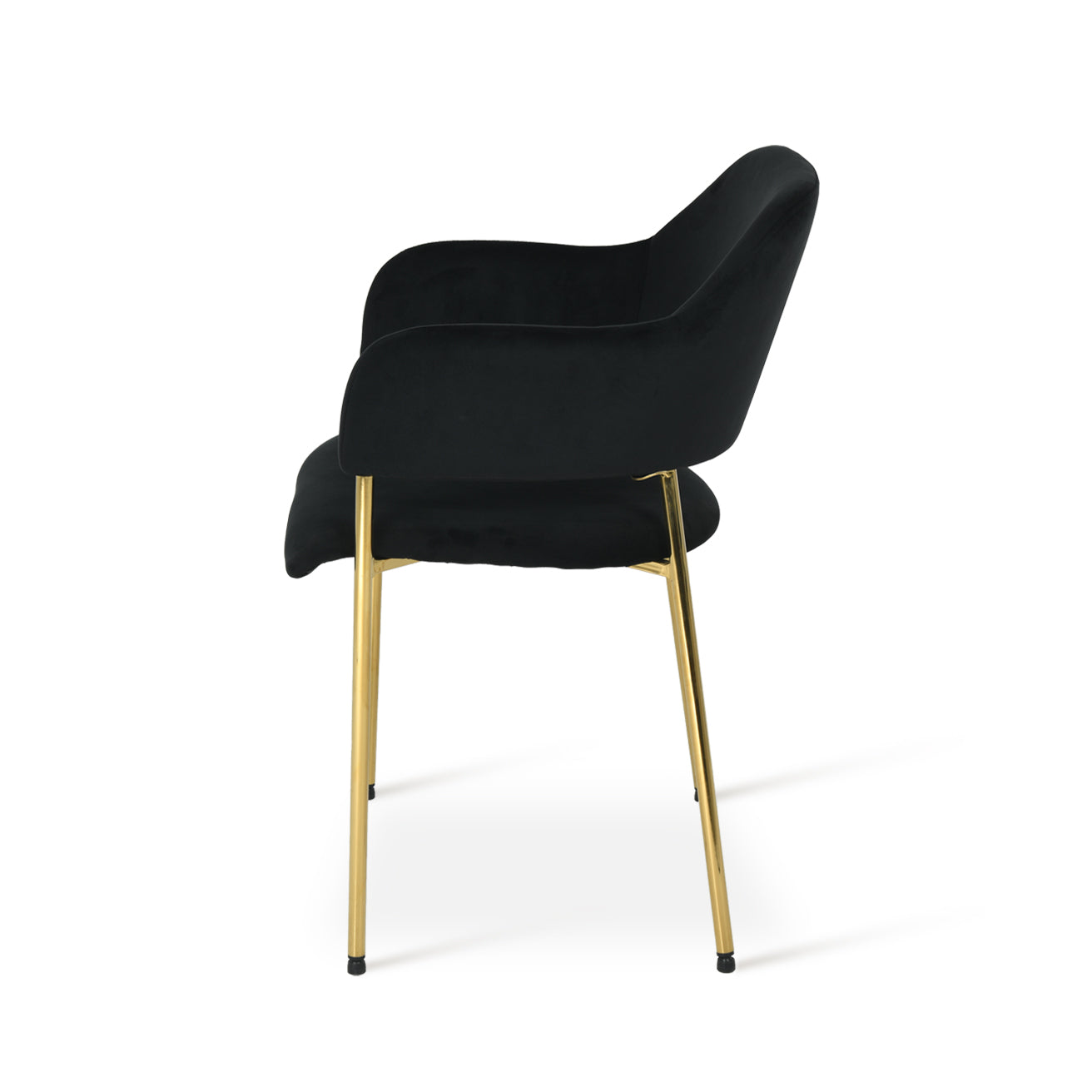 Esszimmerstuhl Saskia [2er Set] [Samtstoff] Ofcasafurniture DE