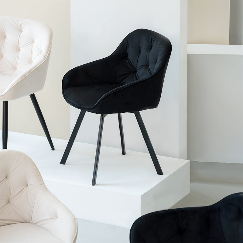 Armlehnenstuhl Keaton [2er Set] [Samt]