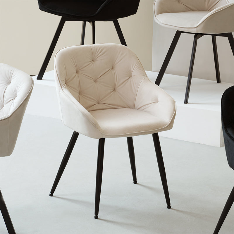 Armlehnenstuhl Keaton [2er Set] [Samt]