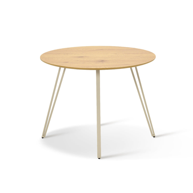 Runder Esstisch Fareeha [Schwarzes Holz] [100 cm] Ofcasafurniture DE