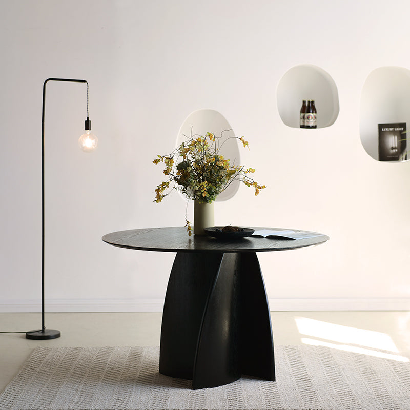 Runder Esstisch Gemma und 4 Esszimmerstuhl Zahra [Esszimmerset] Ofcasafurniture DE
