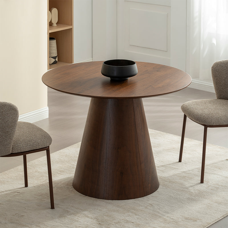 Runder Esstisch Elowen [Grau] [100 cm] Ofcasafurniture DE