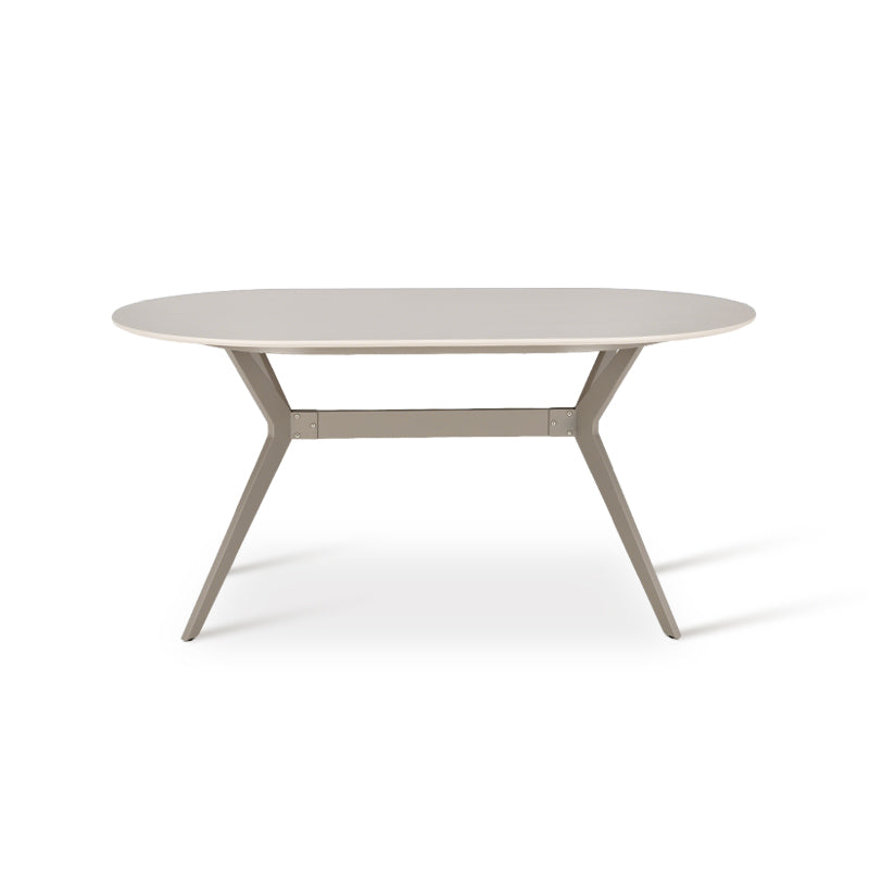 Esstisch Judit ovaler [Beige] [160 cm] Ofcasafurniture DE