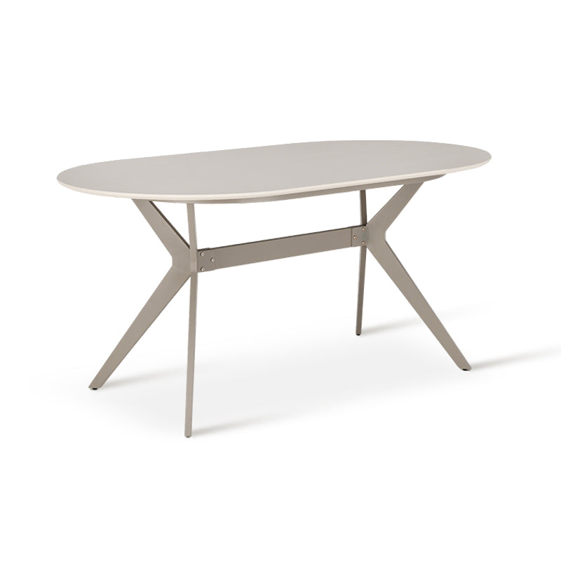 Esstisch Judit ovaler [Beige] [160 cm] Ofcasafurniture DE