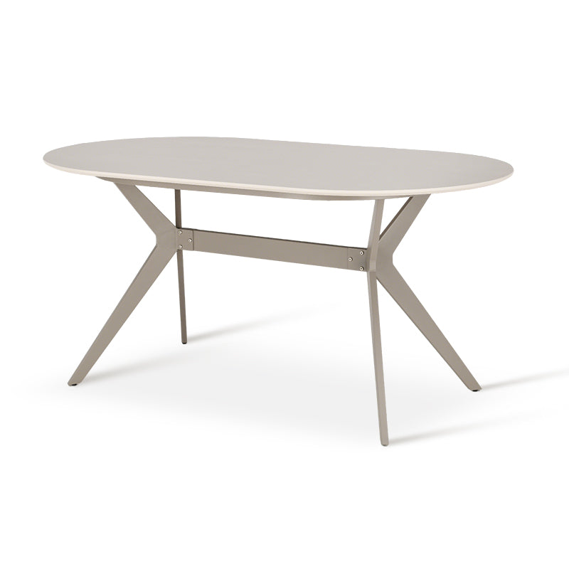Esstisch Judit ovaler [Beige] [160 cm] Ofcasafurniture DE