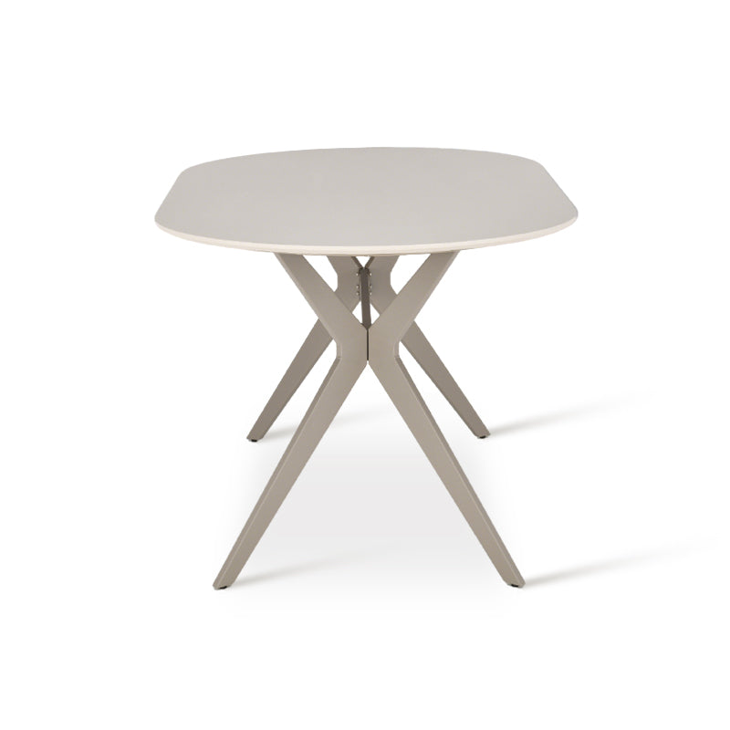 Esstisch Judit ovaler [Beige] [160 cm] Ofcasafurniture DE