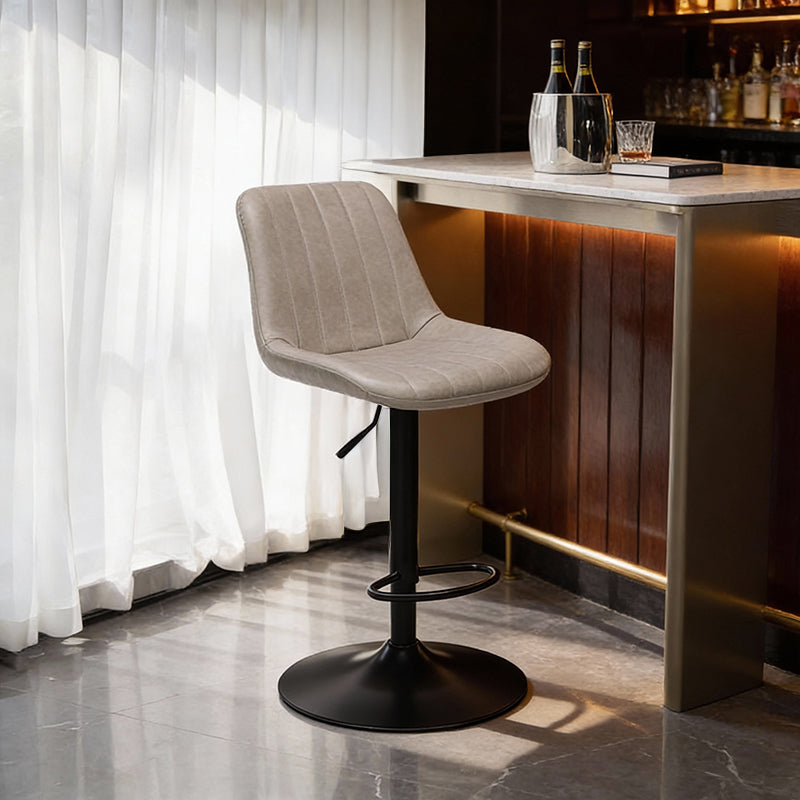 Barhocker Jarvis AH [2er Set] [Kunstleder] [62cm-82cm]