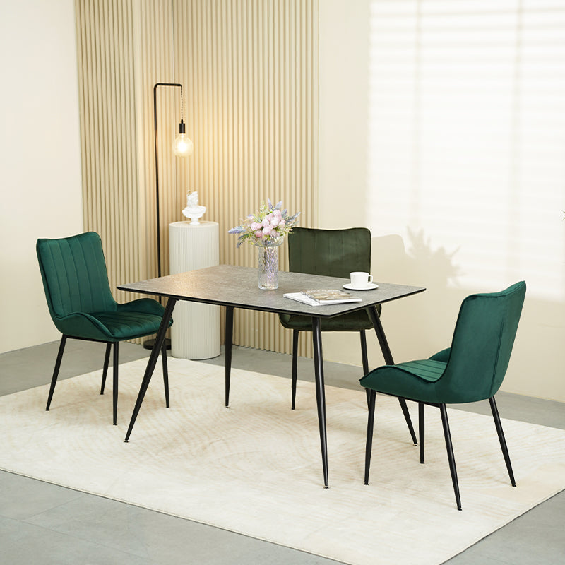 Edith Esszimmerstuhl von OFCASA in beigem Bouclé-Stoff mit Massivholzfüßen – modernes Design und extra weiche Polsterung